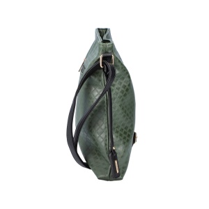 Geanta dama verde casual piele ecologica de umar cu bareta reglabila Rieker H1033-54-Verde