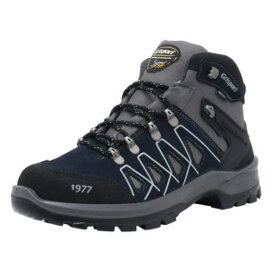Ghete barbati albastru inchis sport piele naturala impermeabile cu talpa groasa Grisport 820636-14501S1G-Albastru-Inchis