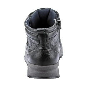 Ghete barbati negru casual piele naturala de caprioara imblanite cu talpa groasa Waldlaufer 388803-199-001-Helle-Negru