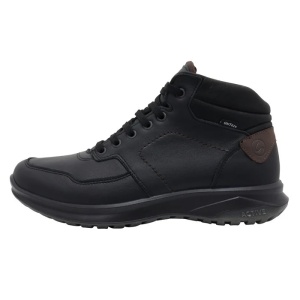 Ghete barbati, negru, casual, piele naturala, impermeabile, cu talpa groasa, Grisport 881025-44113A2G-Negru