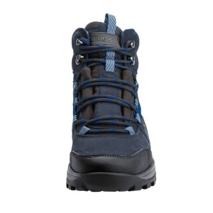 Ghete dama albastru inchis sport piele naturala impermeabile cu talpa joasa Waldlaufer 471974-501-954-Holly-Albastru-Inchis
