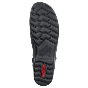 Ghete dama gri casual piele naturala impermeabile imblanite cu talpa joasa Rieker L1868-45-Gri