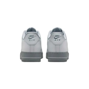 Pantofi barbati gri sport piele naturala cu talpa groasa Nike Air Force 1 Jewel HM0621-001-Gri