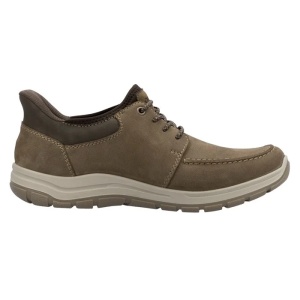 Pantofi barbati maro casual piele naturala cu talpa joasa Rieker 03656-24-Maro
