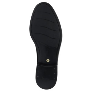 Pantofi barbati maro eleganti piele naturala lacuita cu toc Silesco 140-SL-Maro