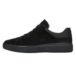 Pantofi barbati, negru, casual, piele intoarsa, cu talpa groasa, Waldlaufer 724006-250-001-H-Johann-Negru