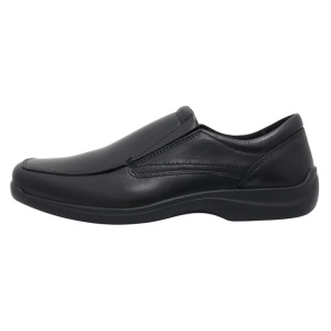 Pantofi barbati, negru, casual, piele naturala, cu talpa joasa, Imac IC350600-01-N-Negru