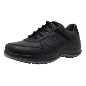 Pantofi barbati negru casual piele naturala impermeabili cu talpa groasa Grisport 901473-8691OV4G-Negru