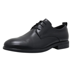 Pantofi barbati negru eleganti piele naturala cu toc Otter E6E670004A-01-N-Negru