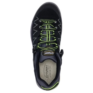 Pantofi barbati negru sport piele naturala impermeabili cu talpa groasa Grisport 820579-12501S2G-Negru