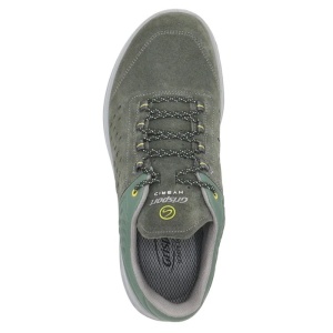 Pantofi barbati verde sport piele naturala perforati cu talpa joasa Grisport 869882-44403V8-Verde
