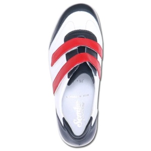 Pantofi dama alb casual piele naturala cu talpa joasa Semler 32-406-1-Alb