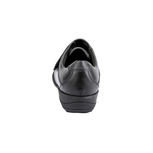 Pantofi dama negru casual ortopedici piele naturala cu talpa joasa Waldlaufer K01304-300-001-Katja-Negru
