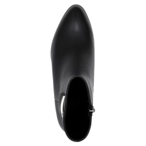 Botine dama negru elegante piele naturala cu toc Epica K3K350033-01-N-Negru