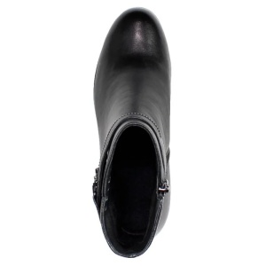 Botine dama negru elegante piele naturala cu toc Epica QVG092-5-R521-Y001-01-N-Negru