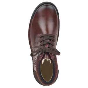 Ghete barbati maro casual piele naturala impermeabile imblanite cu talpa joasa Rieker B0348-25-Maro