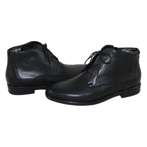 Ghete barbati, negru, elegante, piele naturala, cu toc, Waldlaufer 319803-817-001-Henry-Negru