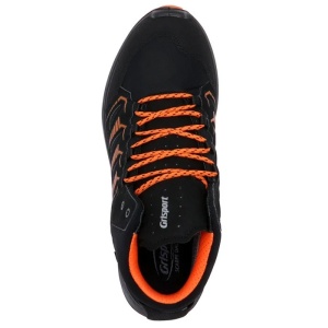 Ghete barbati negru sport piele ecologica impermeabile cu talpa joasa Grisport 822829-14725R7G-Negru