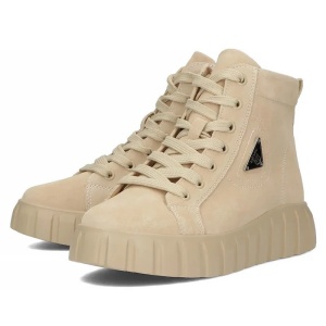 Ghete dama bej casual piele naturala cu talpa joasa Filippo DBT4146-23-BE-Bej