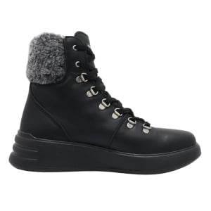 Ghete dama negru casual piele naturala impermeabile cu talpa groasa Grisport 863593-6806T1G-Negru