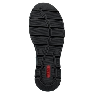 Ghete dama verde casual piele ecologica cu talpa joasa Rieker 55052-54-Verde