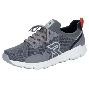 Pantofi barbati gri sport textil cu talpa groasa Rieker 07802-45-Gri