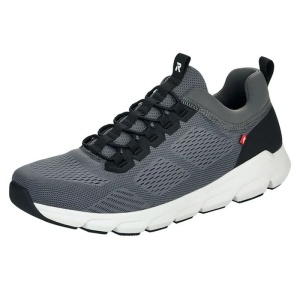Pantofi barbati gri sport textil cu talpa groasa Rieker 07805-45-Gri