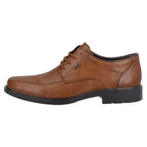 Pantofi barbati, maro, eleganti, piele naturala, impermeabili, cu toc, Rieker B0013-24-Maro