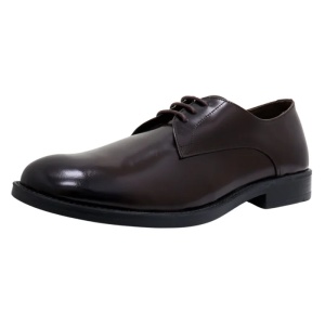 Pantofi barbati maro eleganti piele naturala lacuita cu toc Silesco 140-SL-Maro