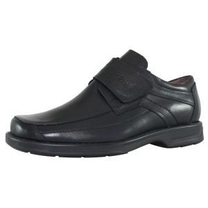 Pantofi barbati negru casual piele naturala cu talpa joasa Nicolis 24049-Negru