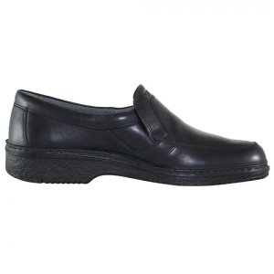 Pantofi barbati negru casual piele naturala cu talpa joasa Otter OT27850-01-N-Negru