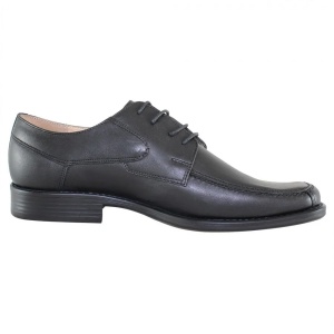 Pantofi barbati negru eleganti piele naturala cu toc Nevalis 446-S-Negru