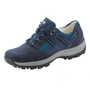 Pantofi dama albastru sport piele naturala cu talpa joasa Waldlaufer 471008-304-845-Holly-Albastru