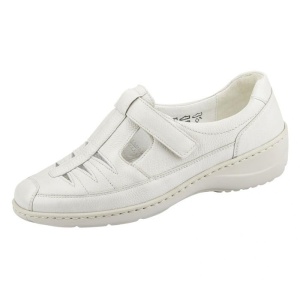 Pantofi dama bej casual piele naturala perforati cu talpa joasa Waldlaufer 607501-172-120-Kya-Bej