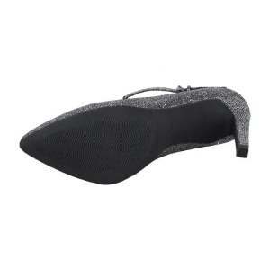 Pantofi dama gri eleganti textil cu toc Marco Tozzi 2-24401-27-297-Gri