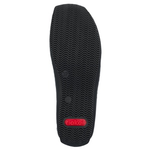 Pantofi dama maro casual piele naturala cu talpa joasa Rieker L1773-25-Maro