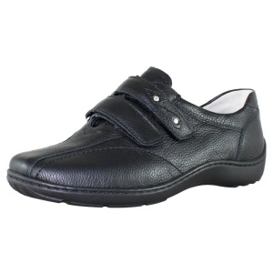 Pantofi dama negru casual piele naturala cu talpa joasa Waldlaufer 496301-172-001-Henni-Negru