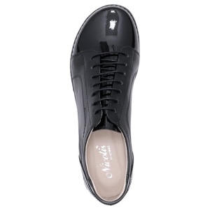 Pantofi dama negru casual piele naturala cu toc Nicolis 14238-L-Negru