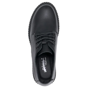 Pantofi dama negru casual piele naturala cu toc Pass Collection J8B21601-01-N-Negru