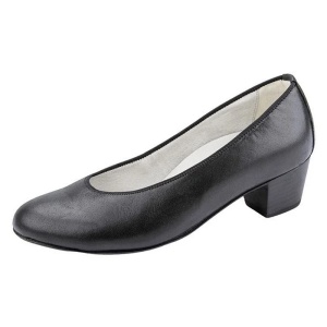 Pantofi dama negru casual piele naturala cu toc Waldlaufer 358501-121-001-Hilaria-Negru