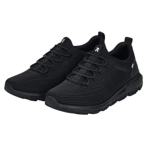 Pantofi dama negru sport textil cu talpa joasa Rieker 40405-00-Negru