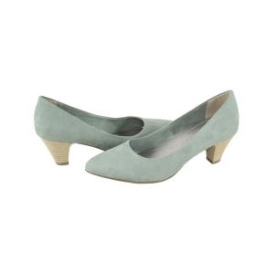 Pantofi dama, verde, casual, textil, cu toc, Marco Tozzi 2-22434-26-768-Verde
