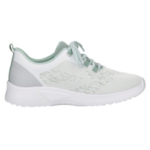 Pantofi dama verde sport textil cu talpa joasa Rieker 40702-52-Verde