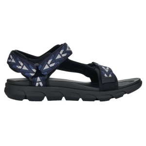 Sandale barbati albastru sport textil cu talpa joasa Rieker 20802-14-Albastru