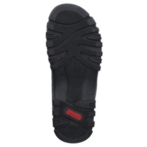 Sandale barbati bej sport piele ecologica cu talpa joasa Rieker 25055-64-Bej