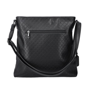 Geanta dama negru casual piele ecologica de umar cu bareta reglabila Rieker H1033-00-Negru