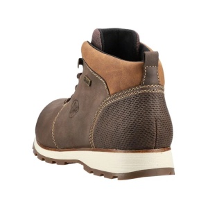 Ghete barbati maro casual piele ecologica impermeabile cu talpa joasa Rieker F5730-25-Maro