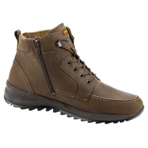 Ghete barbati maro casual piele naturala imblanite cu talpa groasa Waldlaufer 388801-200-822-Helle-Maro
