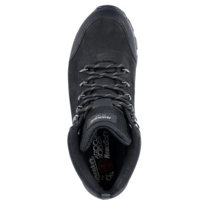 Ghete barbati negru casual piele naturala cu talpa joasa Rieker F5710-00-Negru