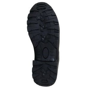 Ghete barbati negru casual piele naturala imblanite cu talpa groasa Nicolis 47934-Negru